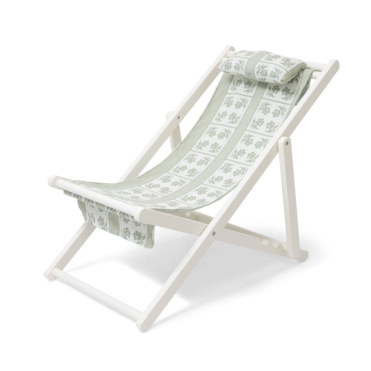 Studio image of jacquard sling chair