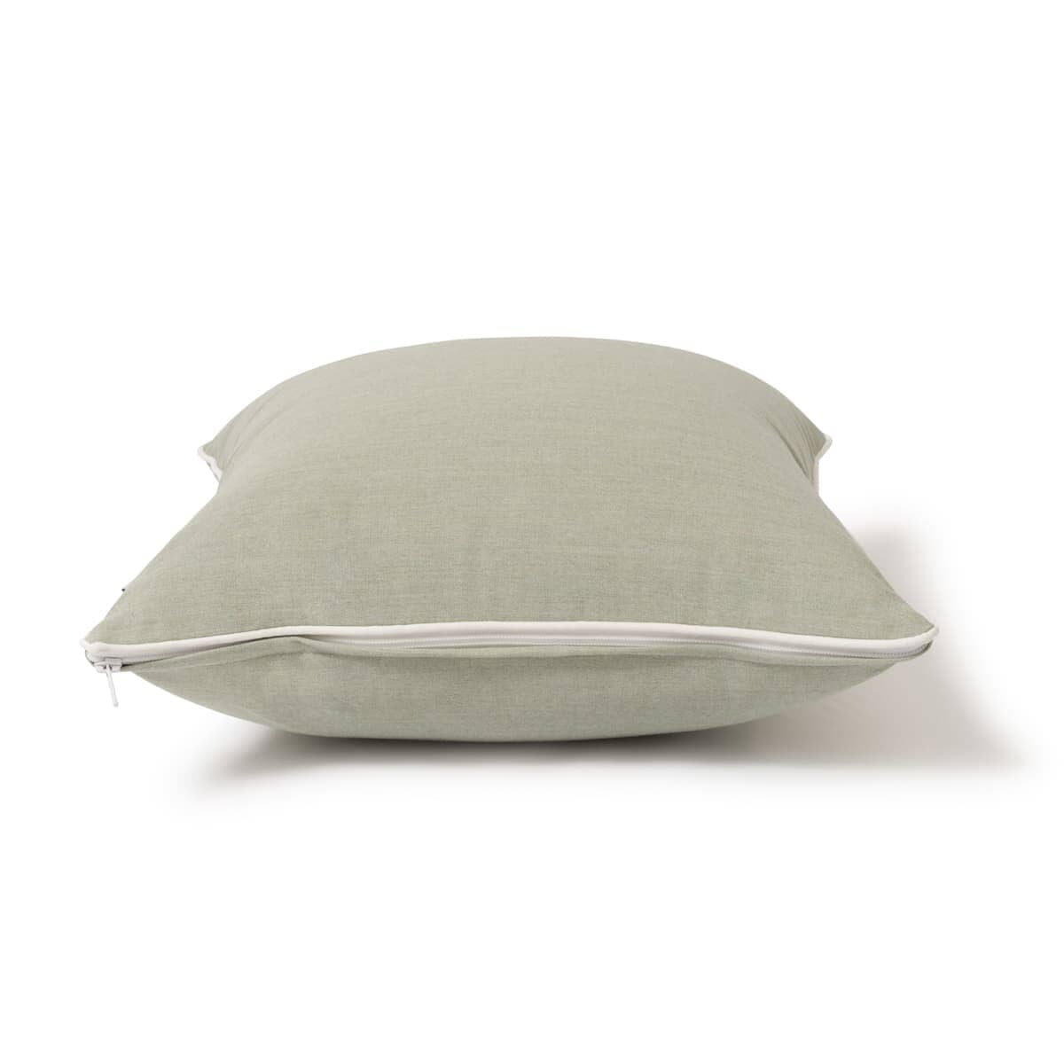 Studio image of green small square pillow