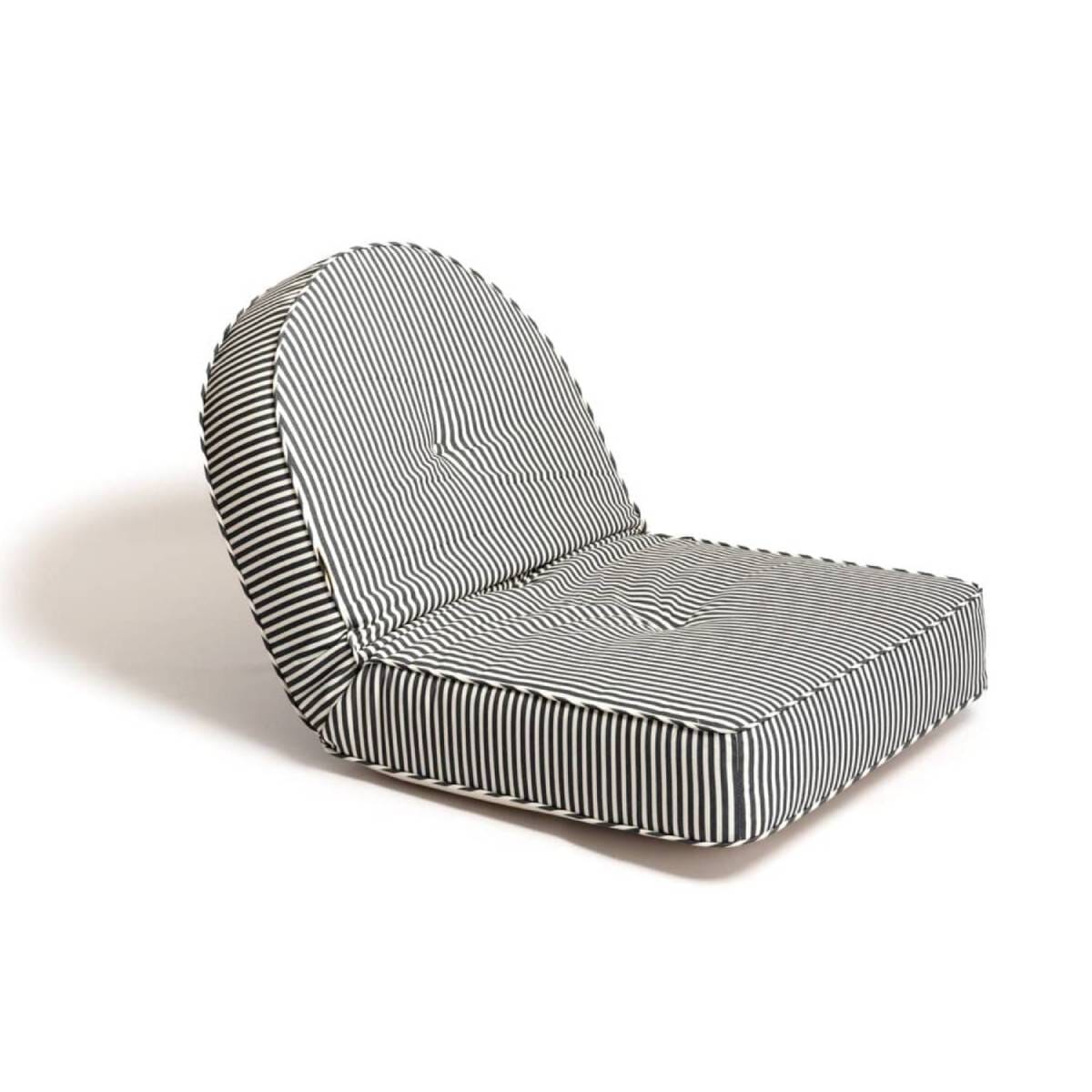 studio image of reclining pillow lounger