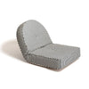 Swatch for The Reclining Pillow Lounger - Lauren's Navy Stripe