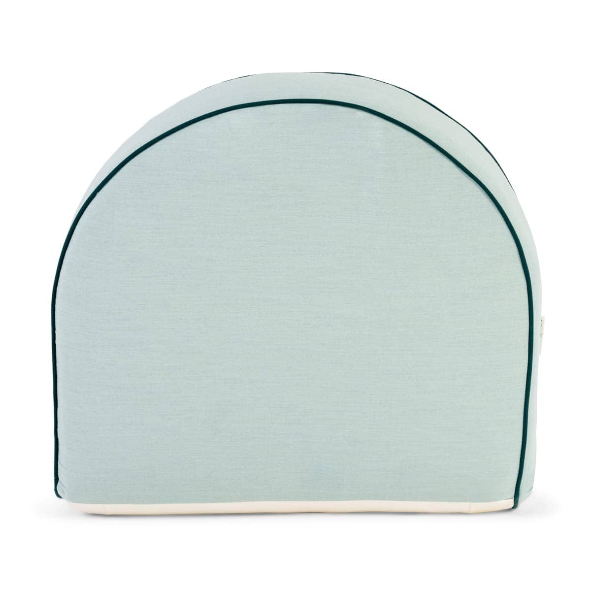 Studio image of riviera green reclining pillow lounger