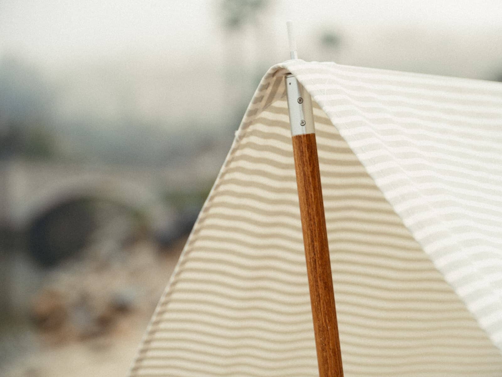 Sage tent on the beach
