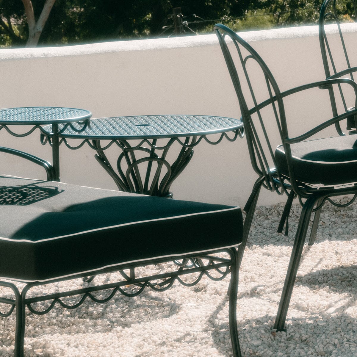 The Al Fresco Side Table - Vintage Black Al Fresco Side Table Business & Pleasure Co