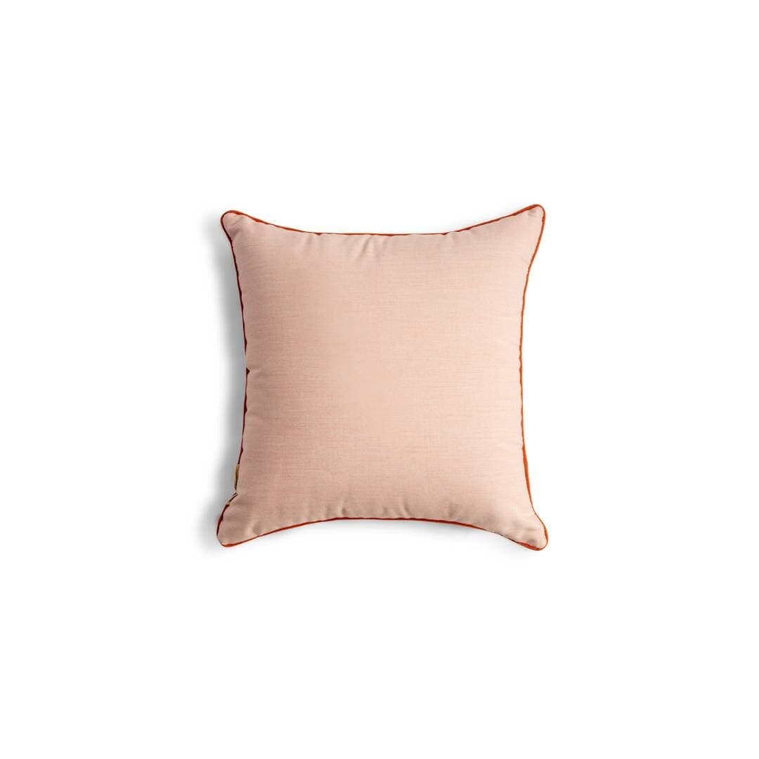 Studio image of riviera pink small throw pillow