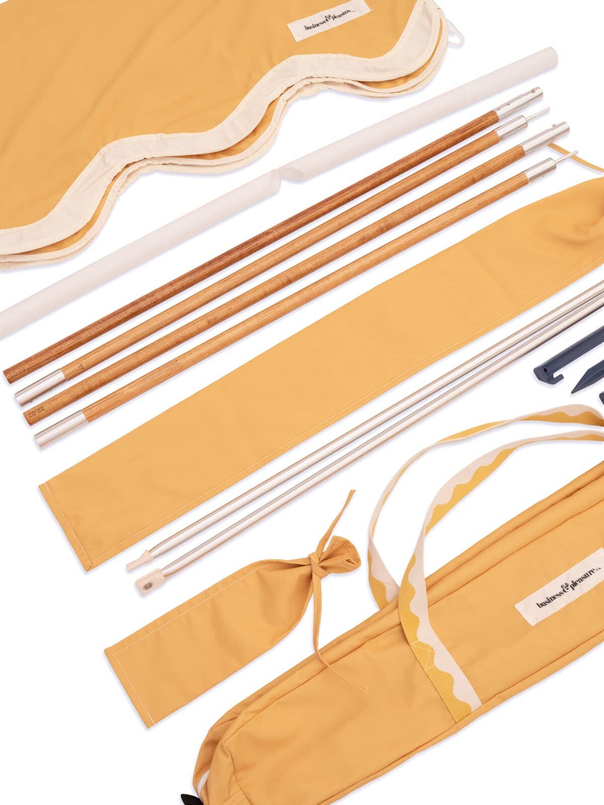Studio lay down image of riviera mimosa tent