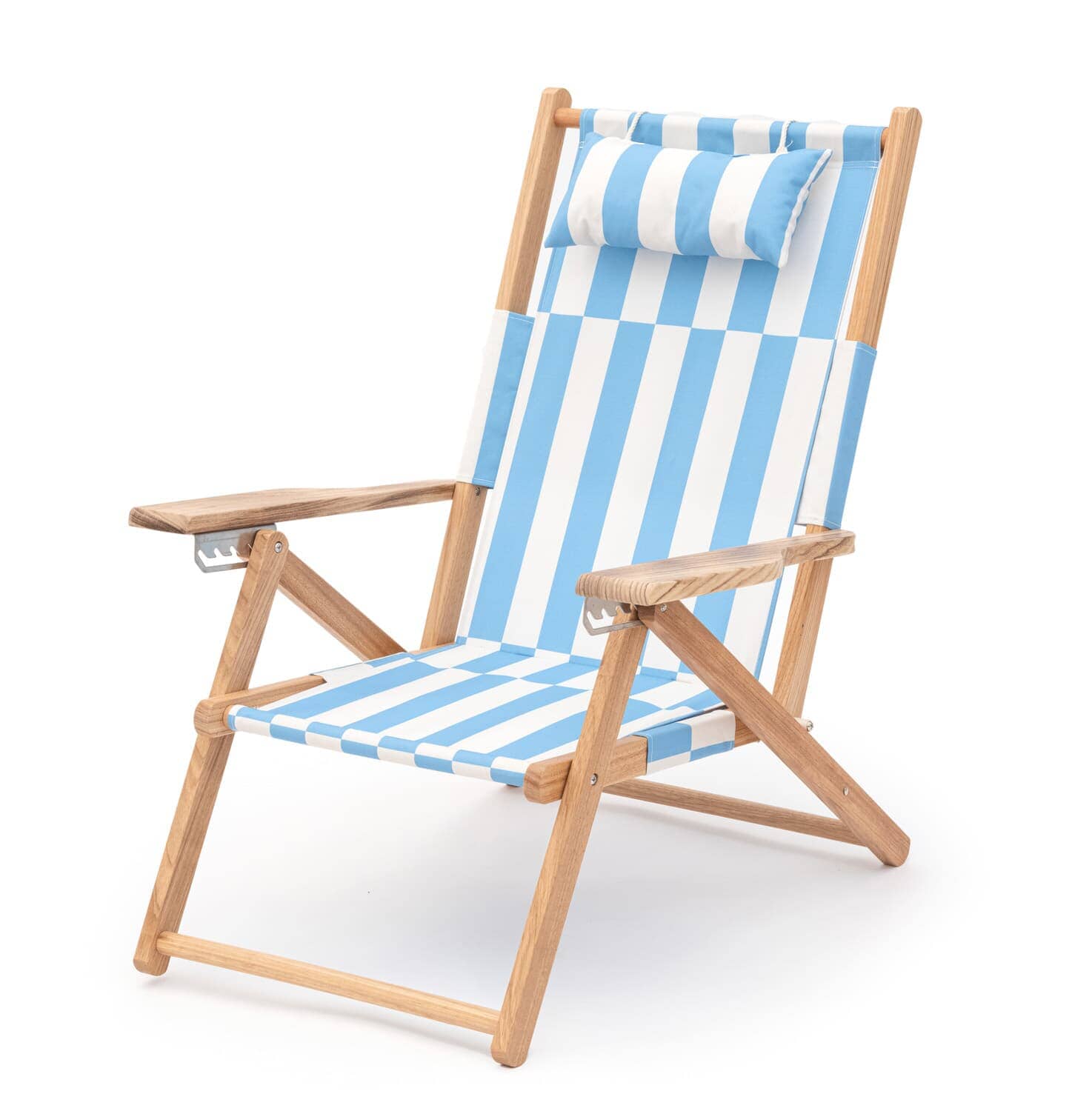 Studio image of blue spiral tommy chair