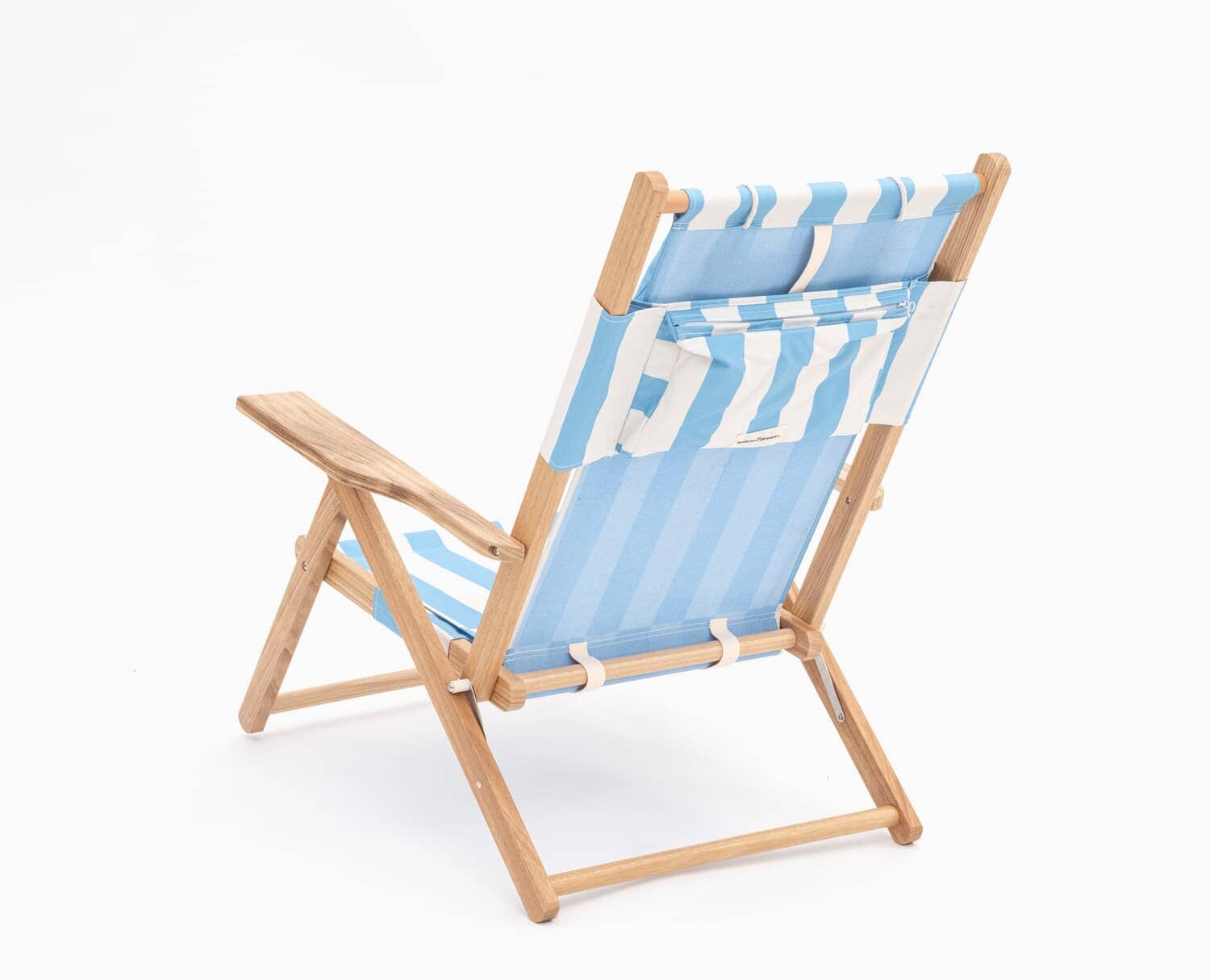 Studio image of blue spiral tommy chair
