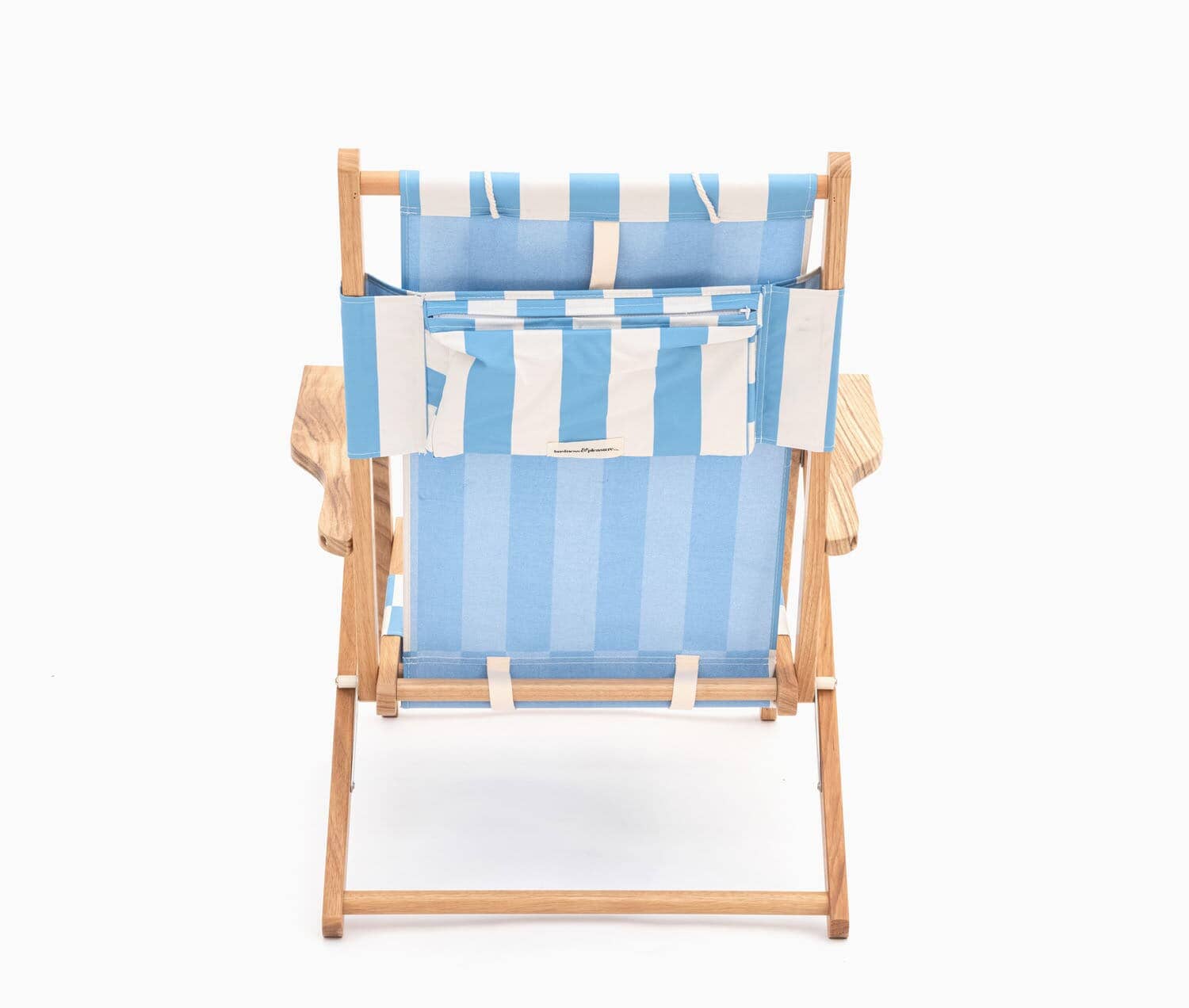 Studio image of blue spiral tommy chair