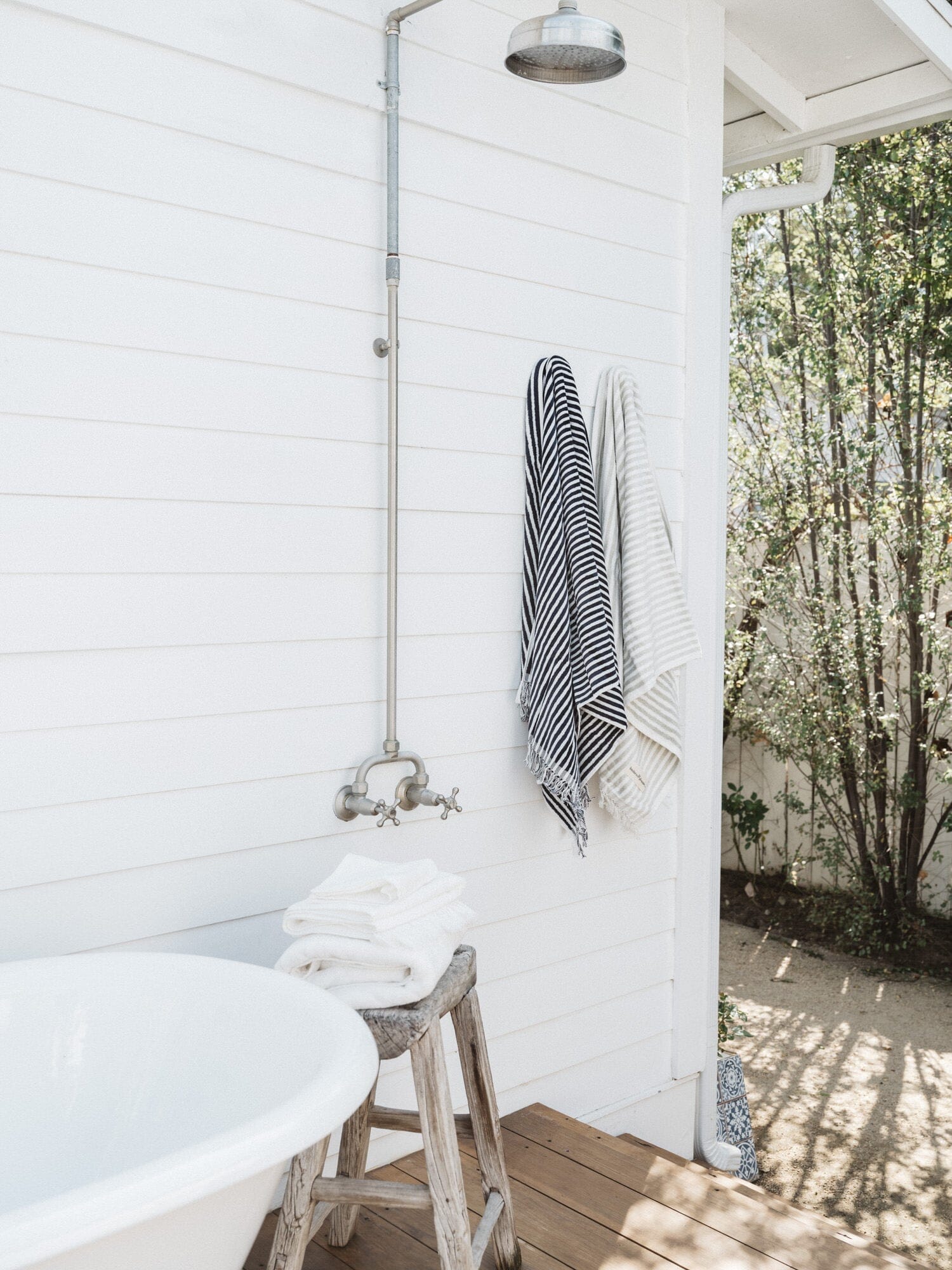 The Bath Set - Lauren's Navy Stripe