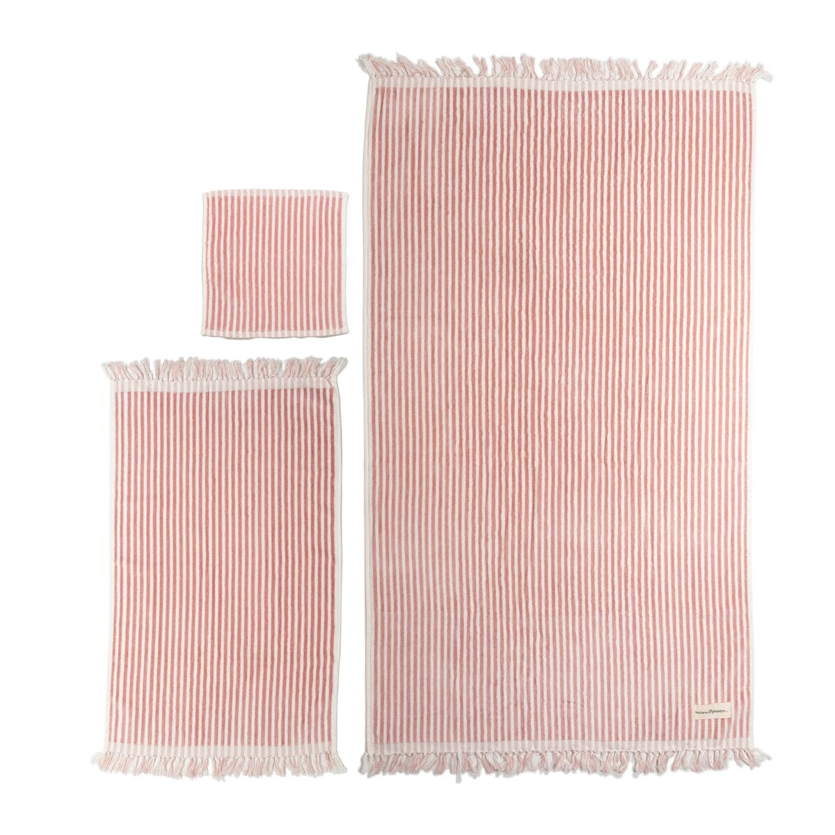The Bath Set - Lauren's Pink Stripe