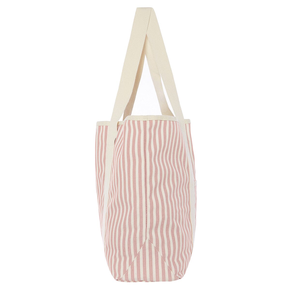 The Beach Bag - Lauren's Pink Stripe Beach Bag Business & Pleasure Co