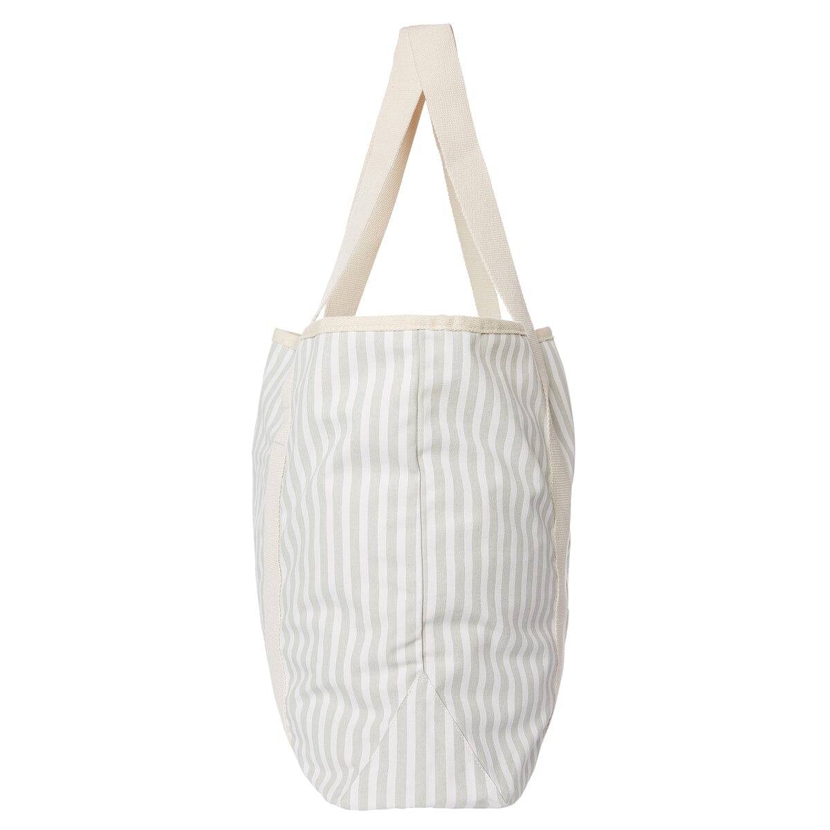 The Beach Bag - Lauren's Sage Stripe