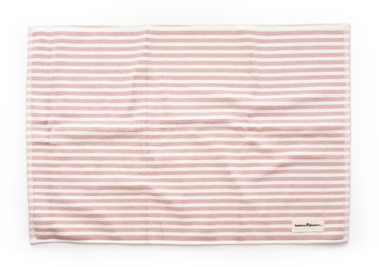 The Bath Mat - Lauren's Pink Stripe Bath Mat Business & Pleasure Co 