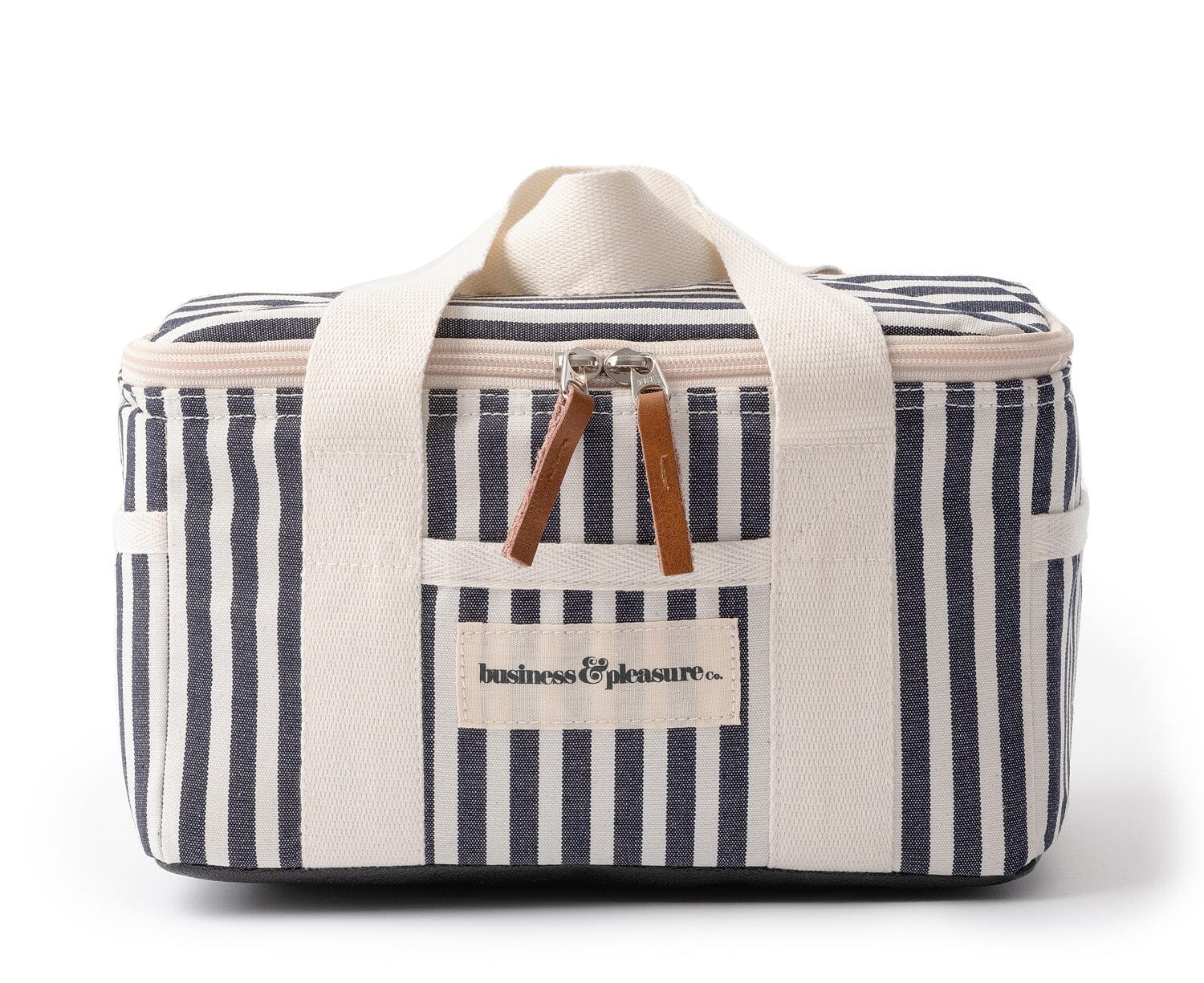 Navy Striped Mini Cooler Bag | Business & Pleasure Co.