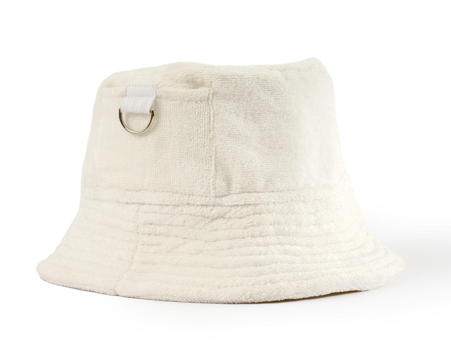 The Towelling Bucket Hat - Antique White