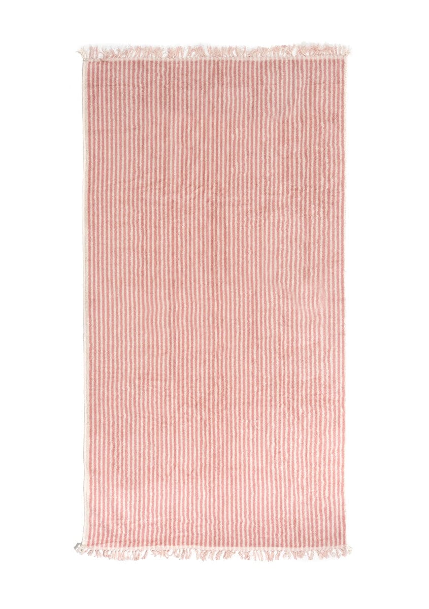 The Beach Towel - Lauren's Pink Stripe