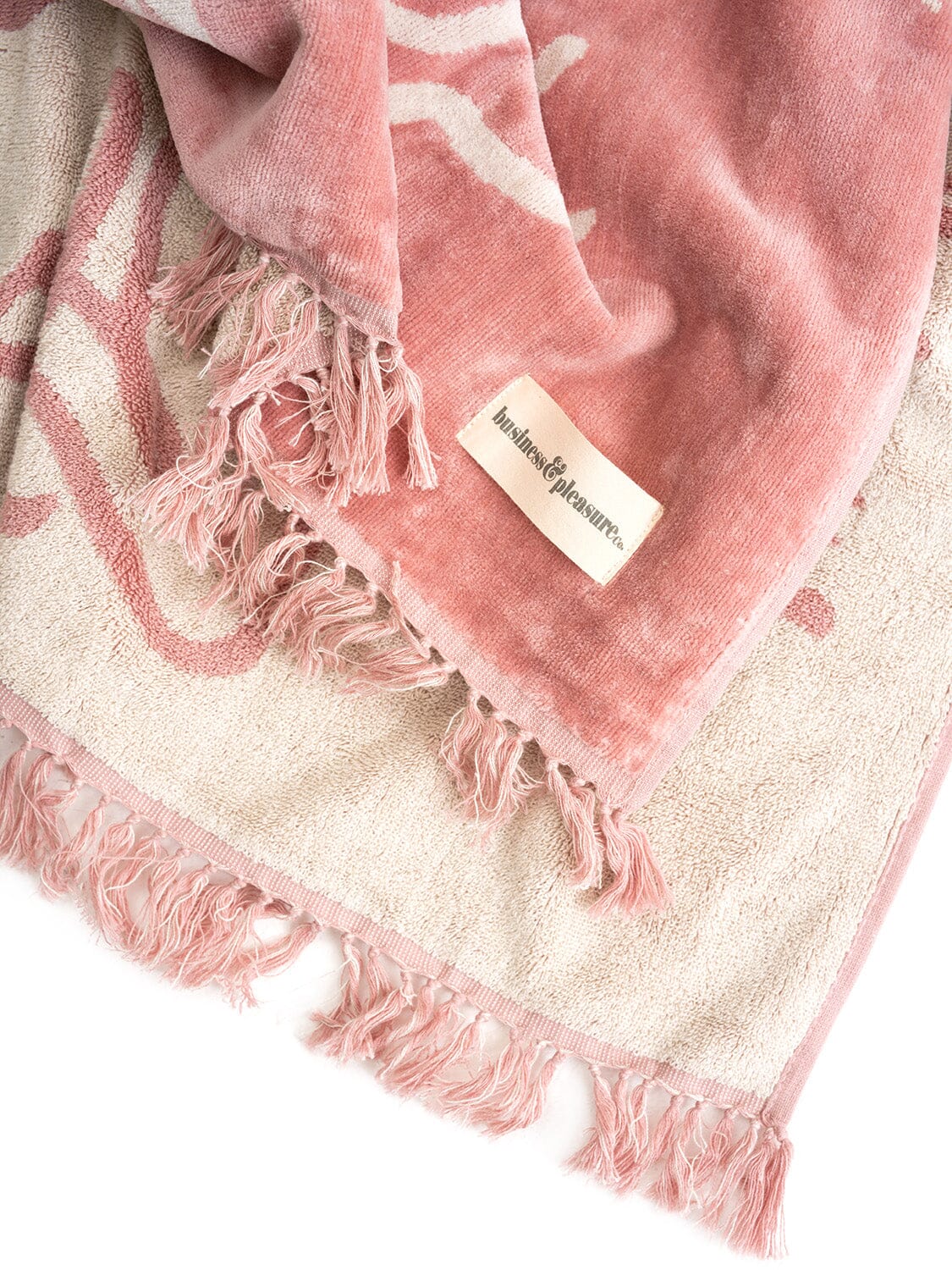 The Beach Towel - Le Basque Pink