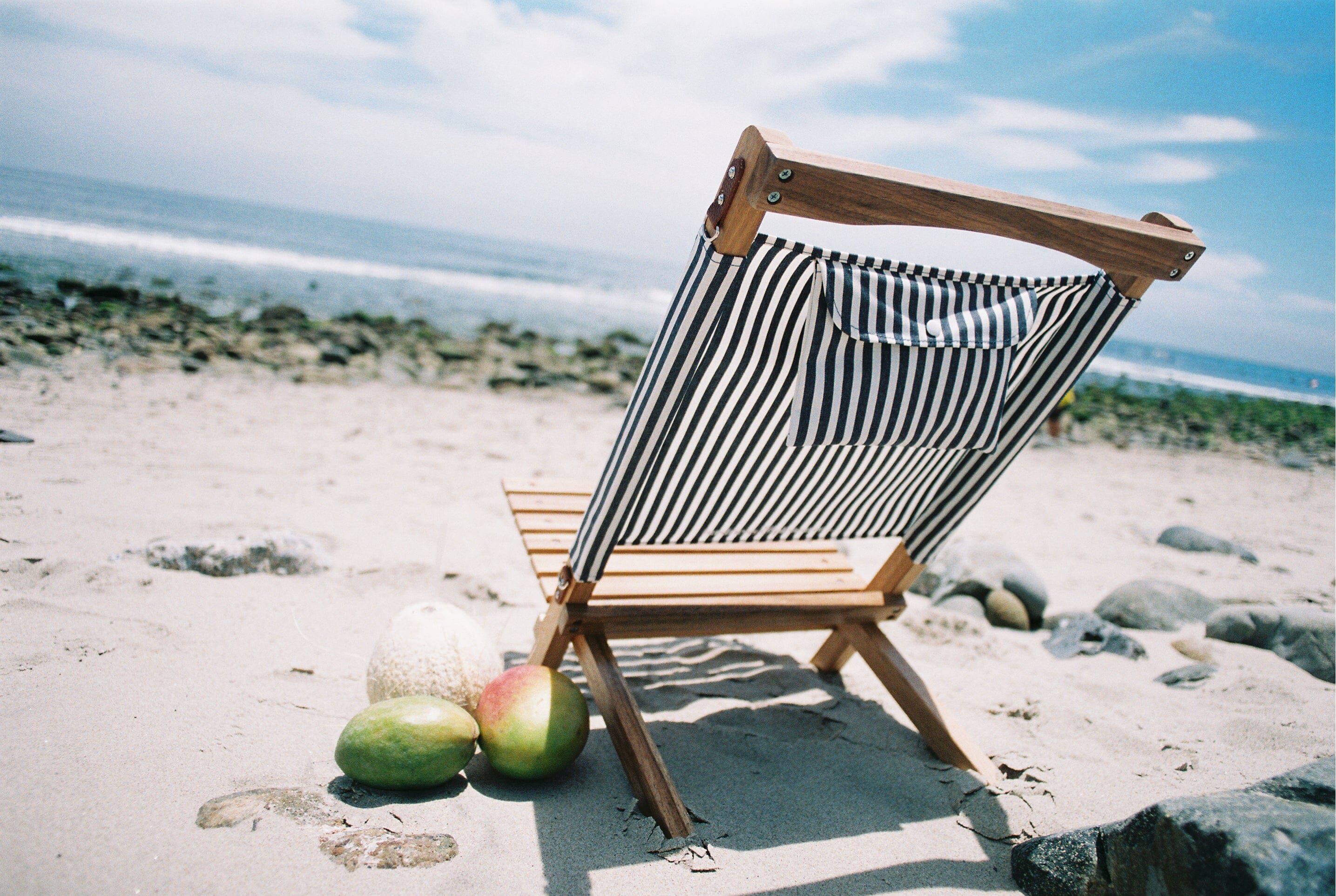 The 2-Piece Chair - Lauren's Navy Stripe
