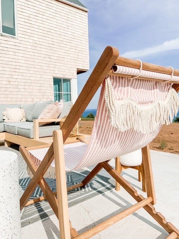 The Sling Chair - Lauren's Pink Stripe