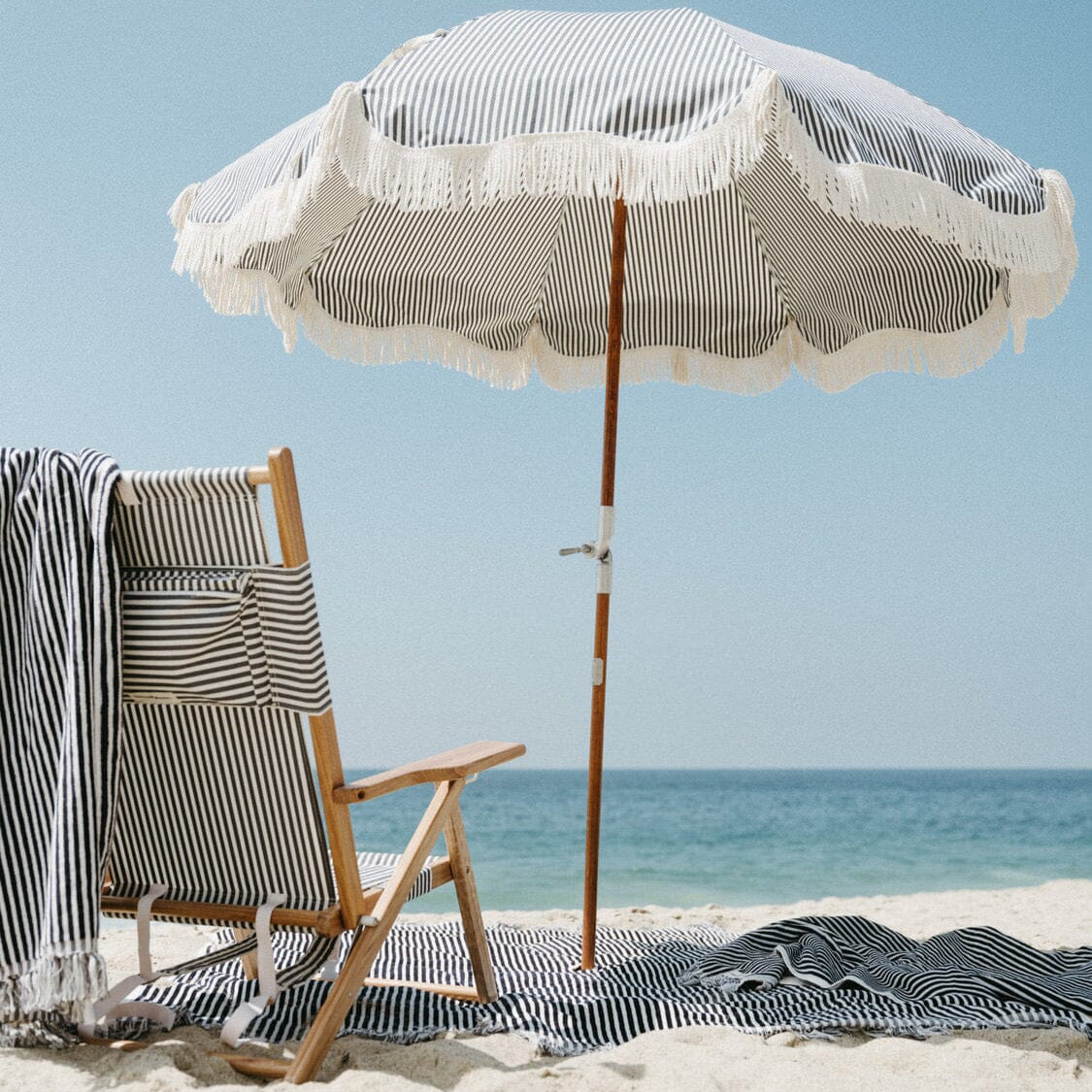 The Tommy Chair - Lauren's Navy Stripe Tommy Chair Business & Pleasure Co