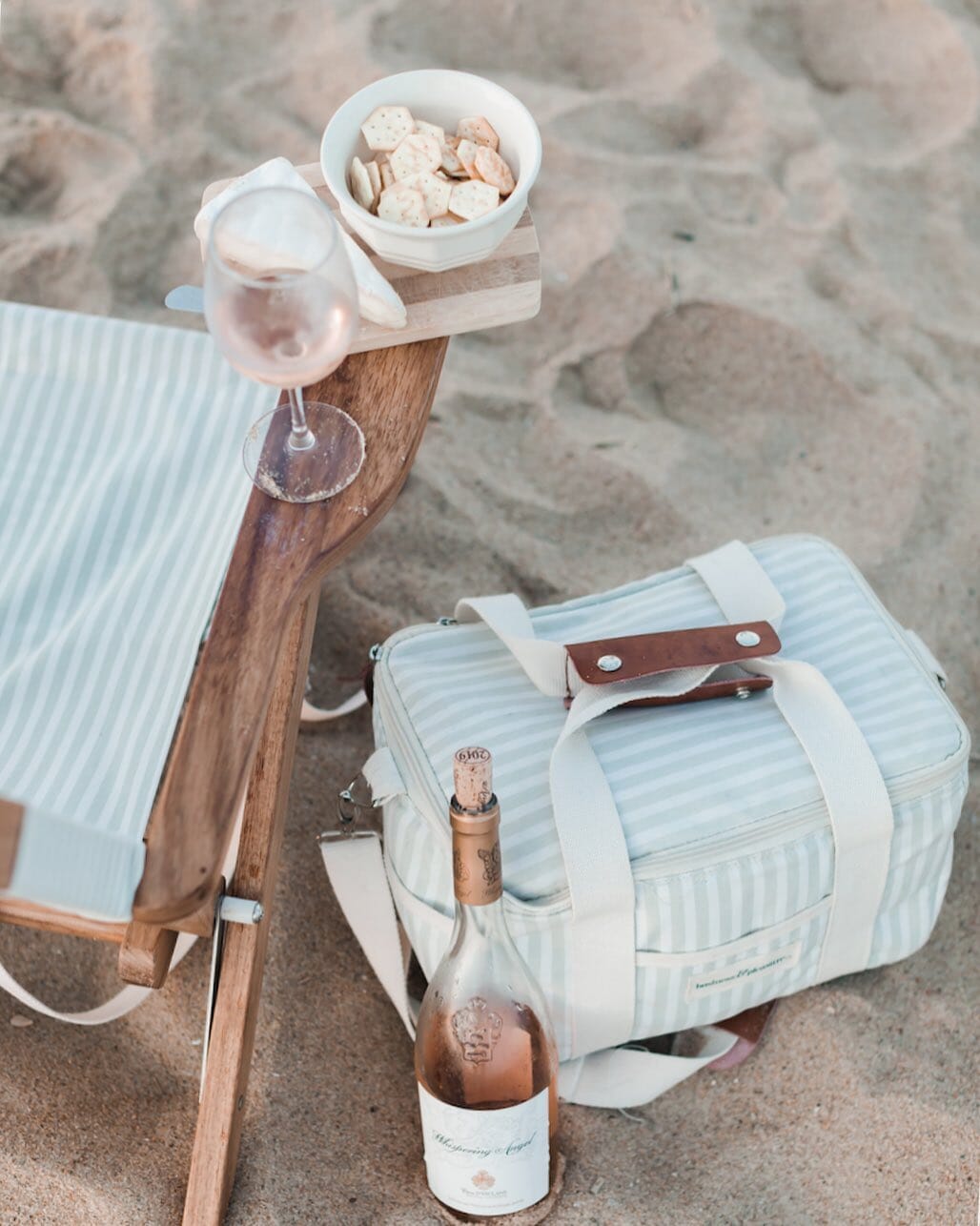 The Tommy Chair - Lauren's Sage Stripe