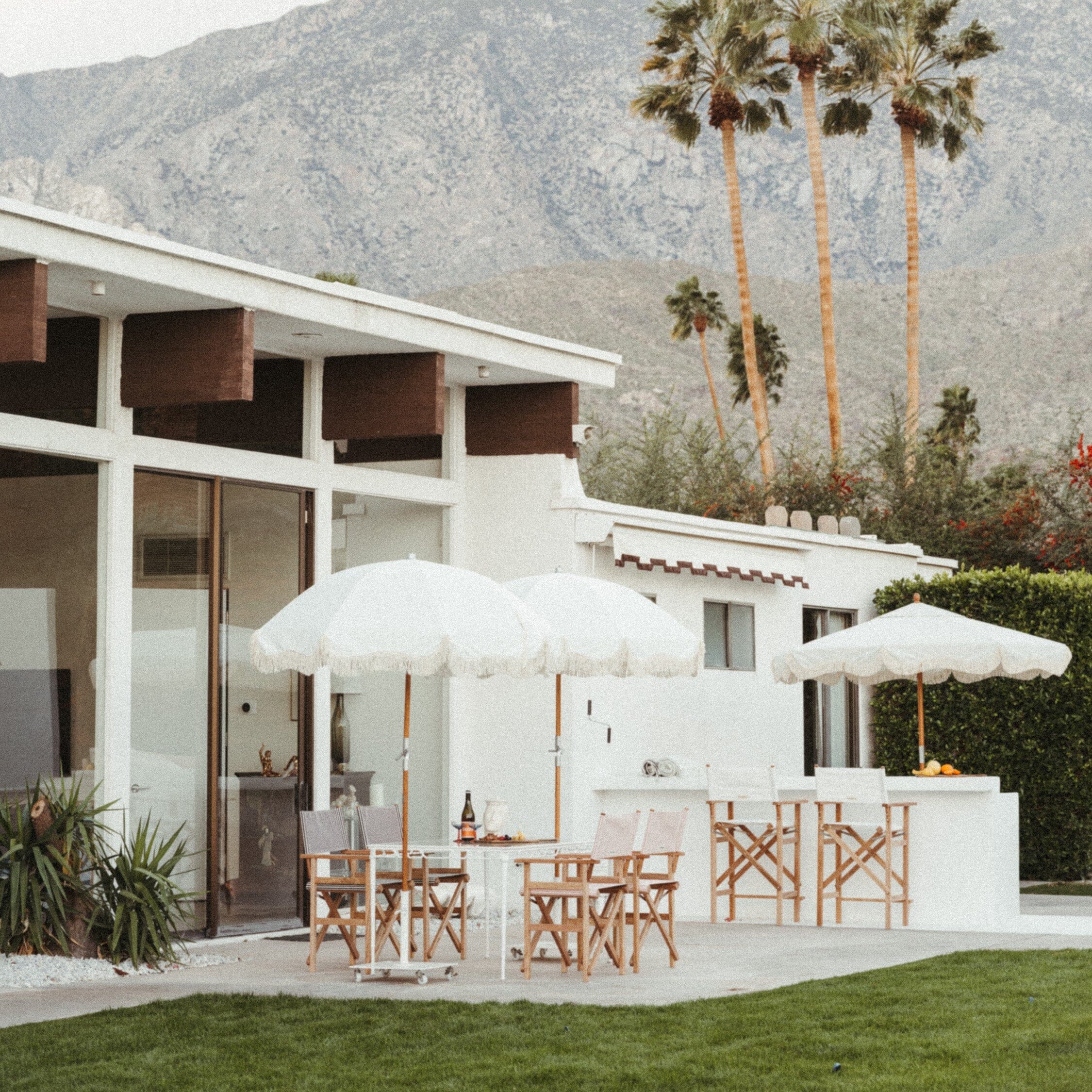 The Directors Chair - Table Height - Lauren's Pink Stripe Director Chair Business & Pleasure Co