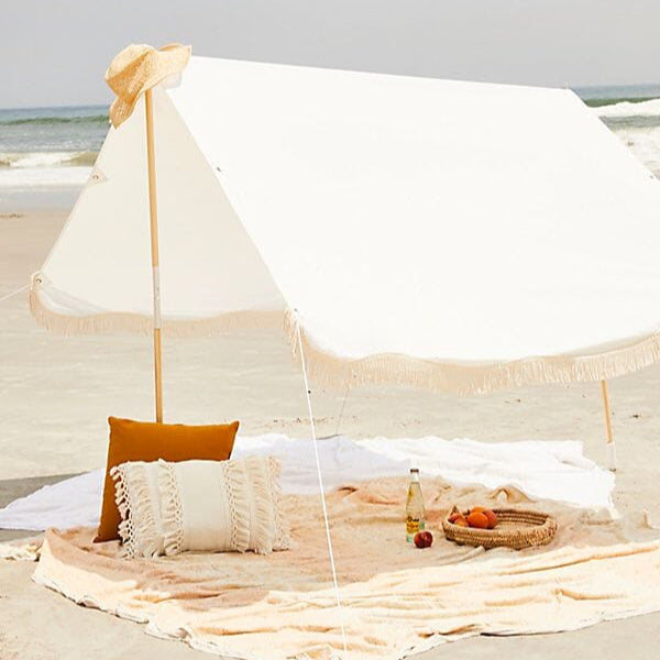 The Premium Beach Tent - Antique White Premium Beach Tent Business & Pleasure Co