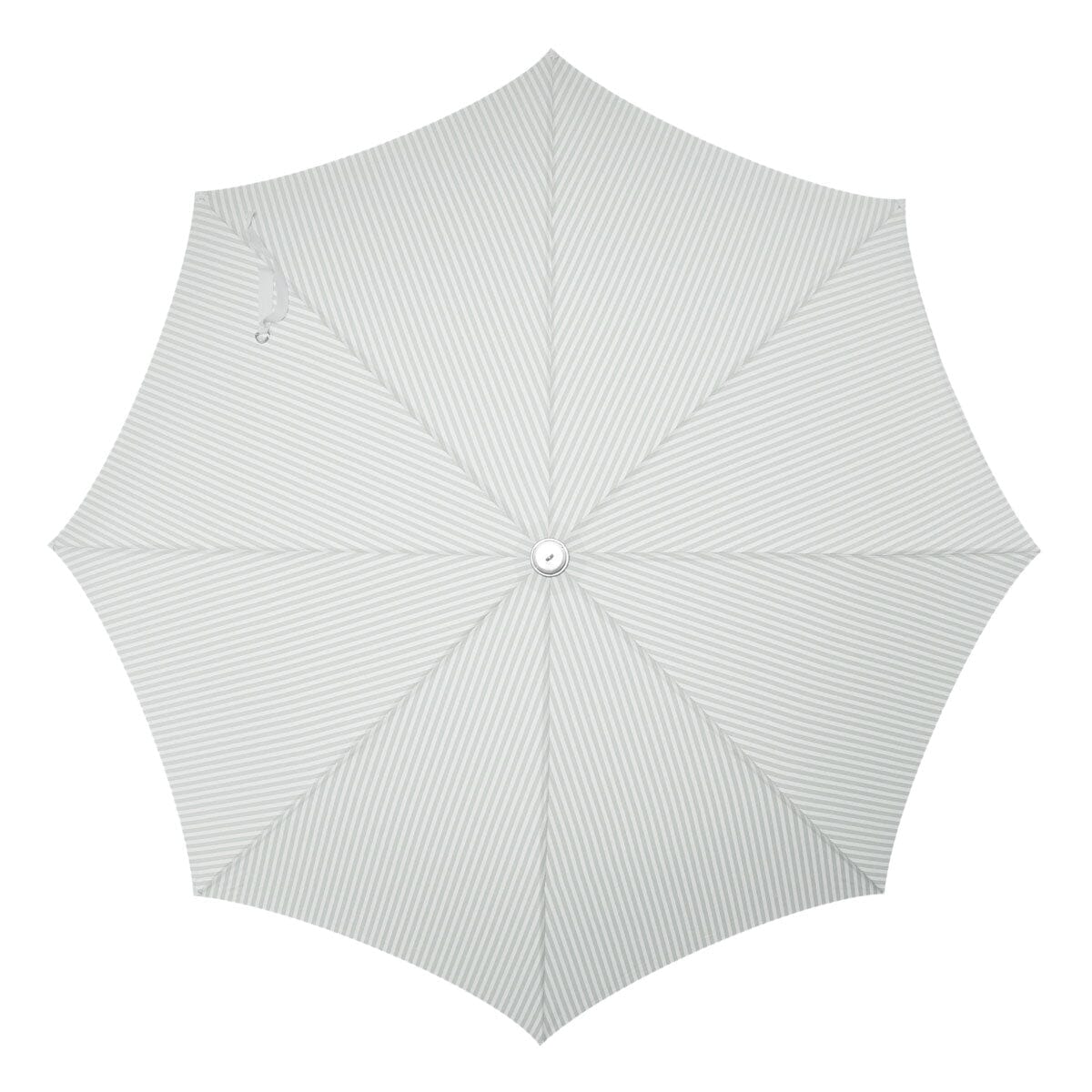 The Premium Beach Umbrella - Lauren's Sage Stripe Premium Beach Umbrella Business & Pleasure Co 