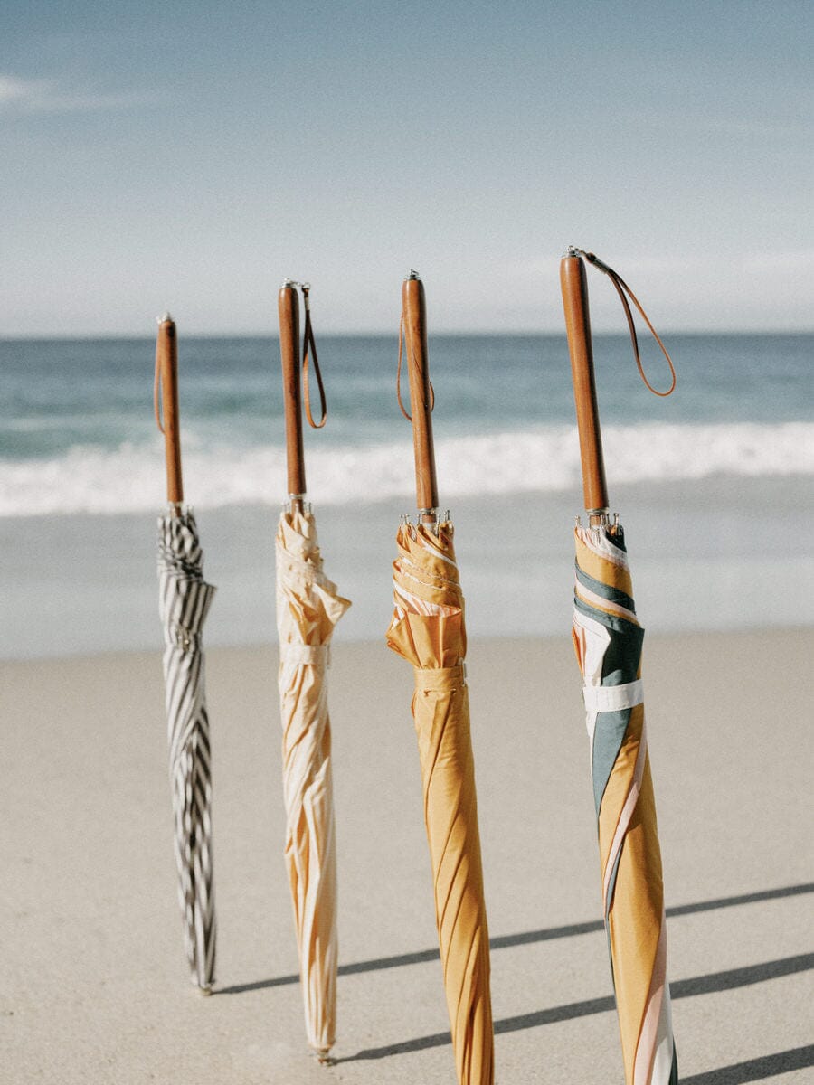 The Rain Umbrella - Lauren's Navy Stripe