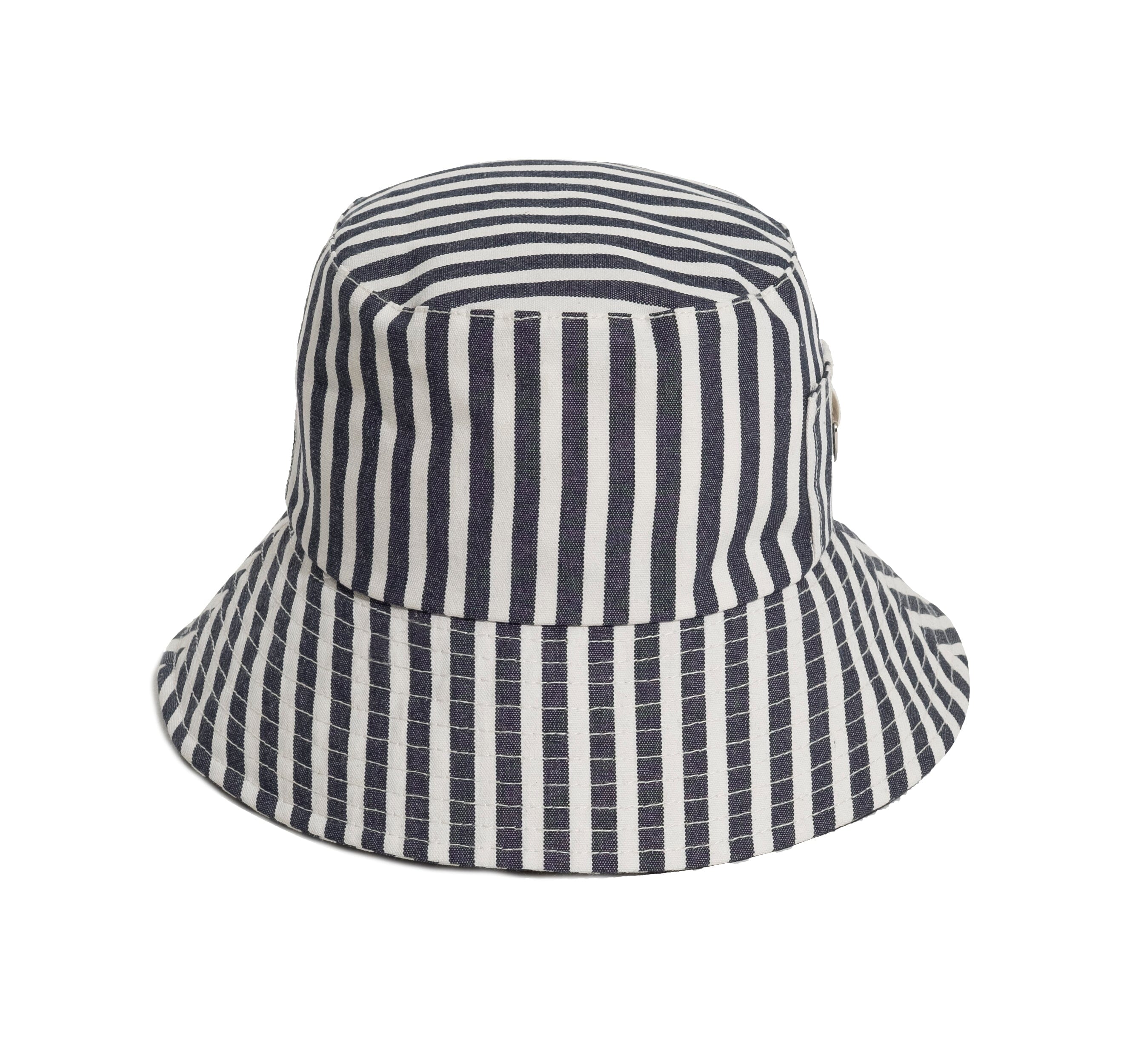 The Bucket Hat - Lauren's Navy Stripe