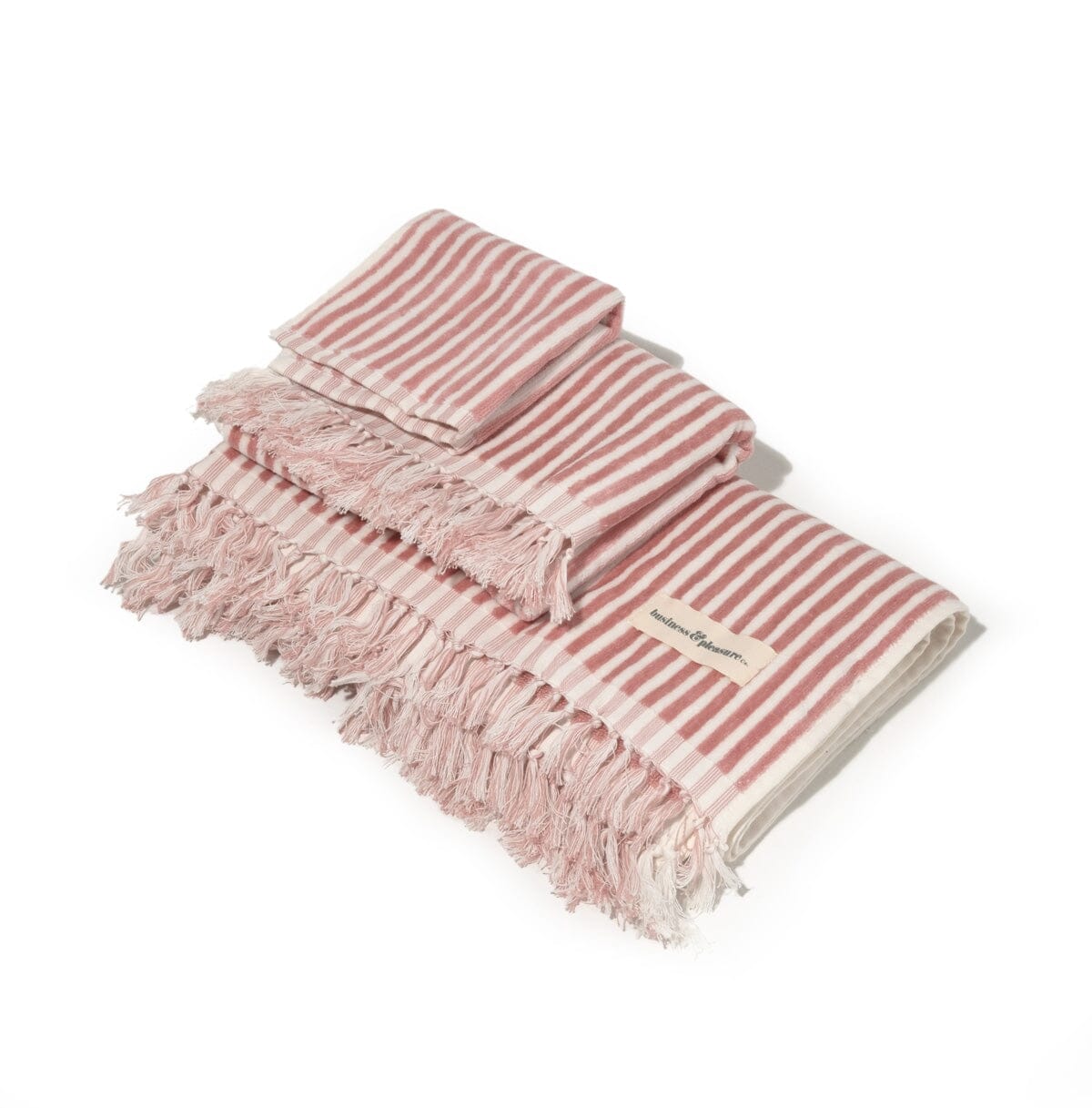 The Bath Set - Lauren's Pink Stripe