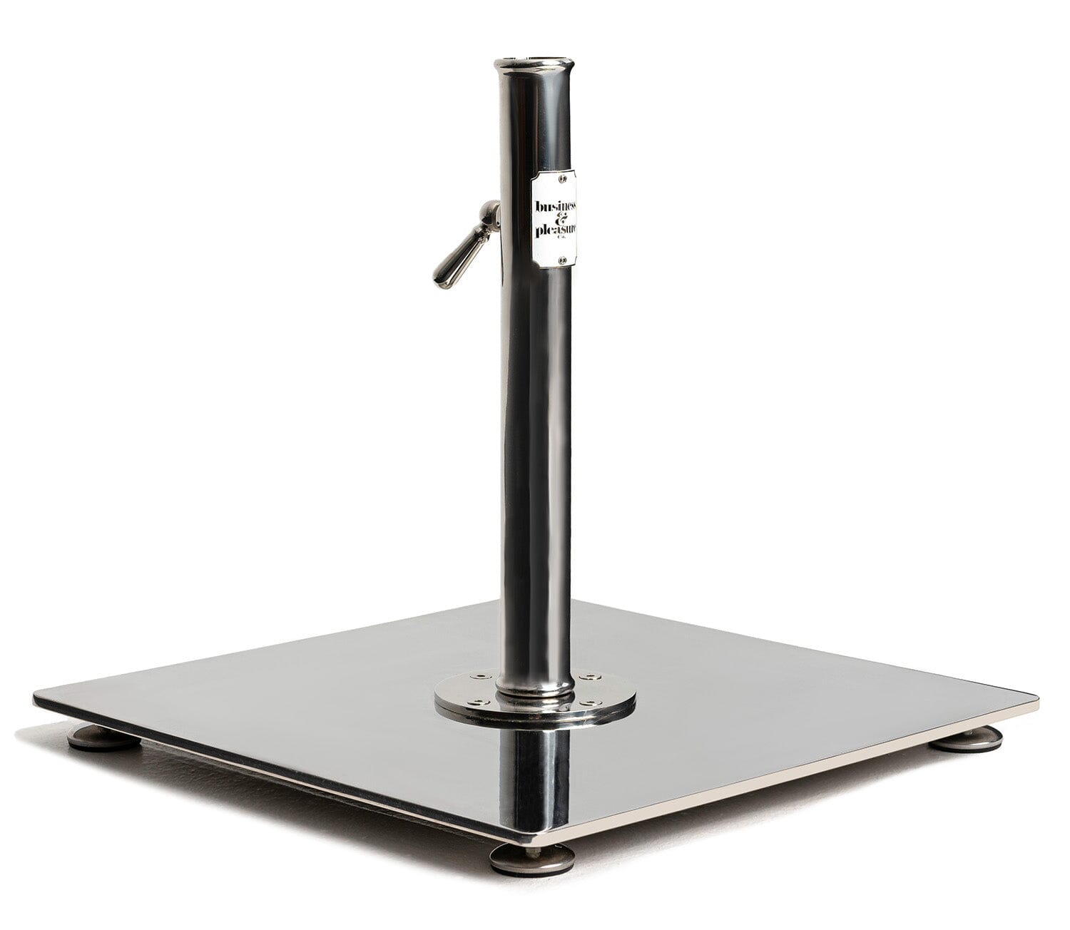 The Stainless Steel Base - 35 lbs - Stainless Steel Classic Base Business & Pleasure Co