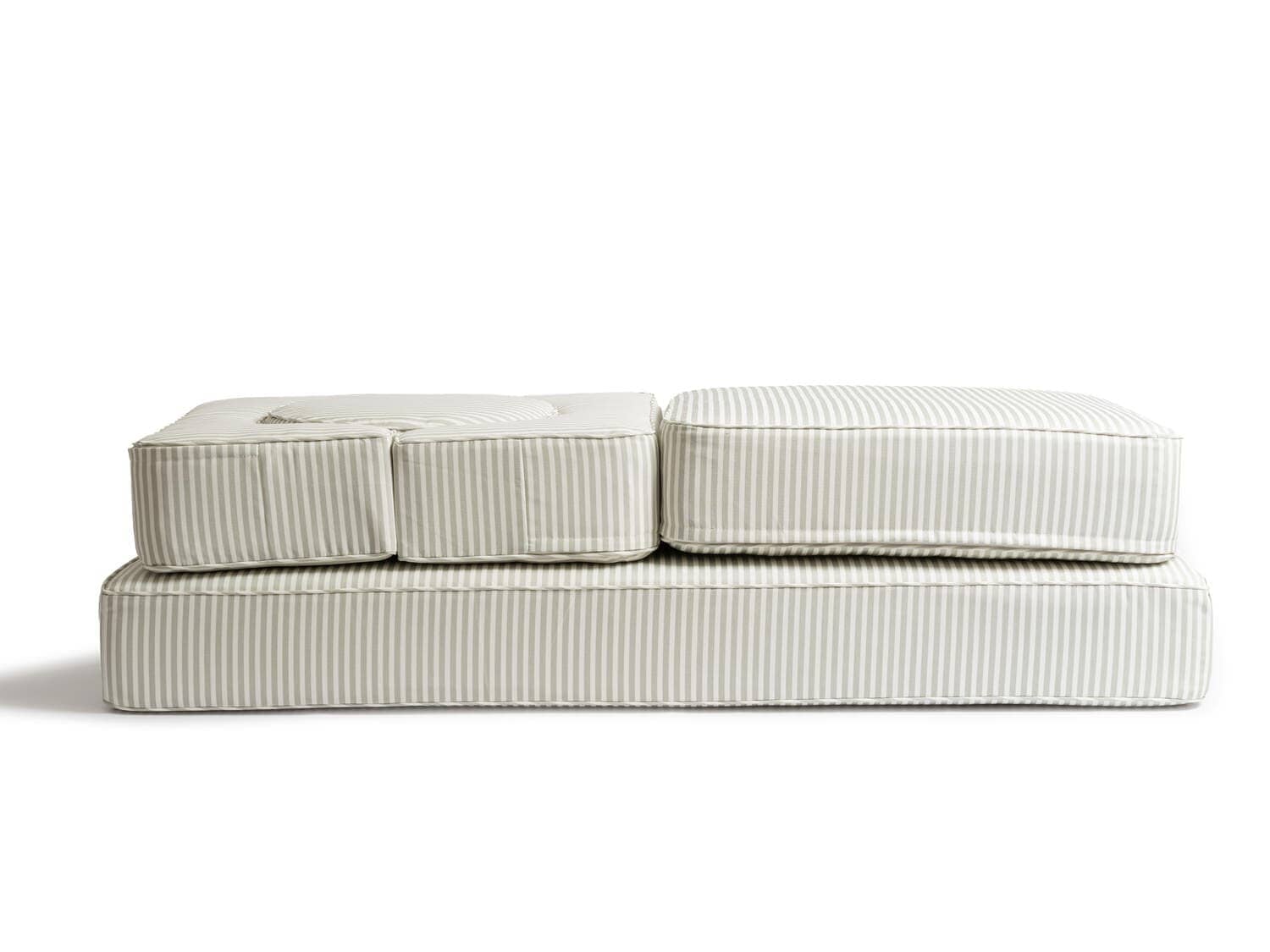 Studio image of sage modular pillow stack