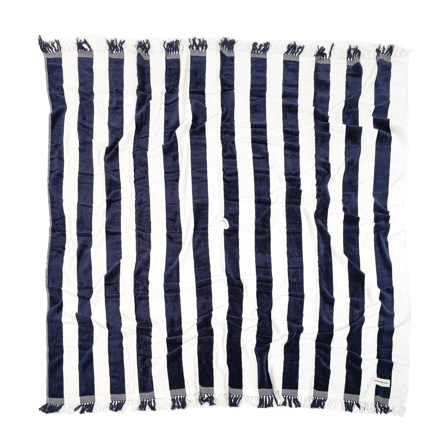 studio image of holiday blanket