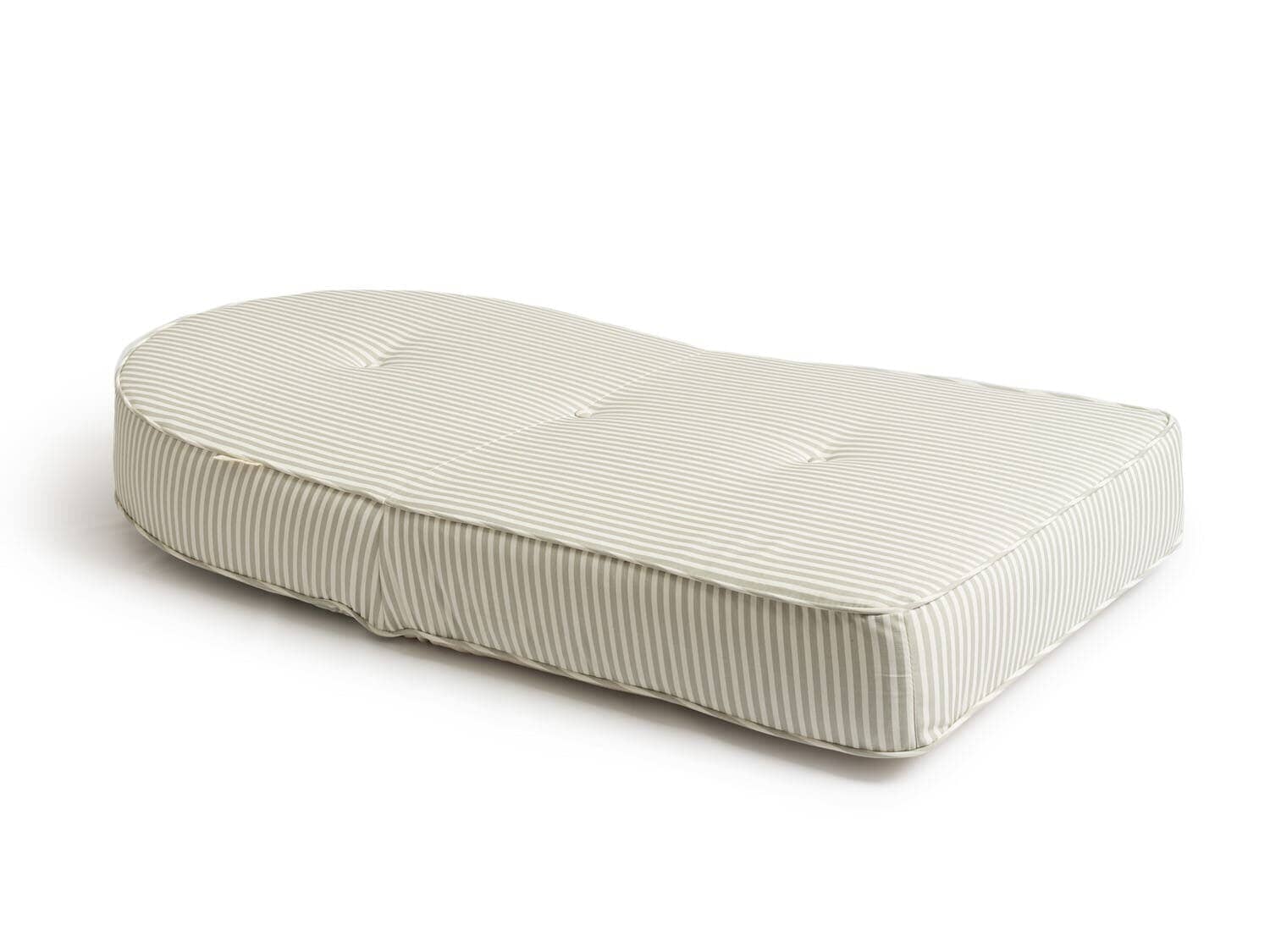 Studio image of sage reclining pillow lounger