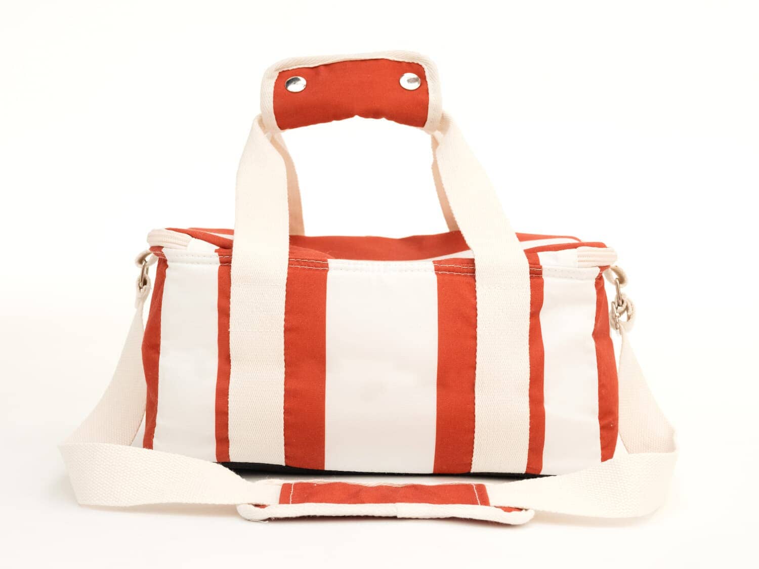 studio image of back of le sirenuse holiday cooler bag