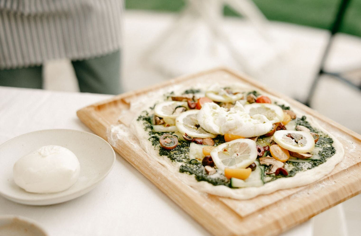 The Perfect Veggie Pesto Pizza With Gozney - Business & Pleasure Co.