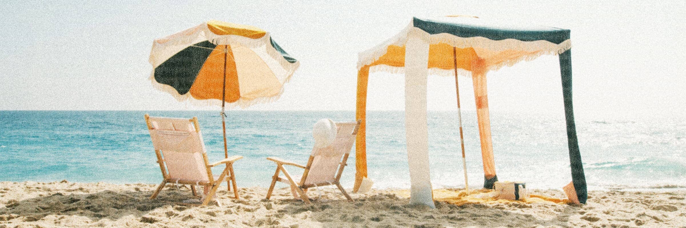 Colorful Beach Setup