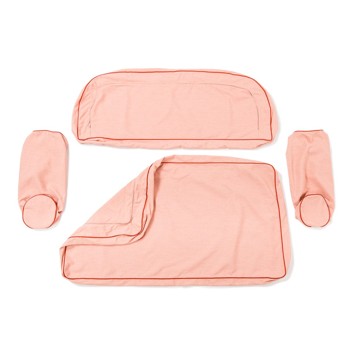 The Al Fresco Love Seat Slip Cover Set - Rivie Pink Al Fresco Love Seat Slip Cover Set Business & Pleasure Co. 