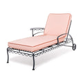 The Al Fresco Sun Lounger in Rivie Pink | Vintage Black Frame Bundle Business & Pleasure Co. 