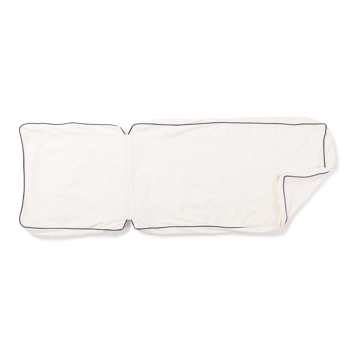 The Sun Lounger Slip Cover - Rivie White Sun Lounger Slip Cover Business & Pleasure Co. 