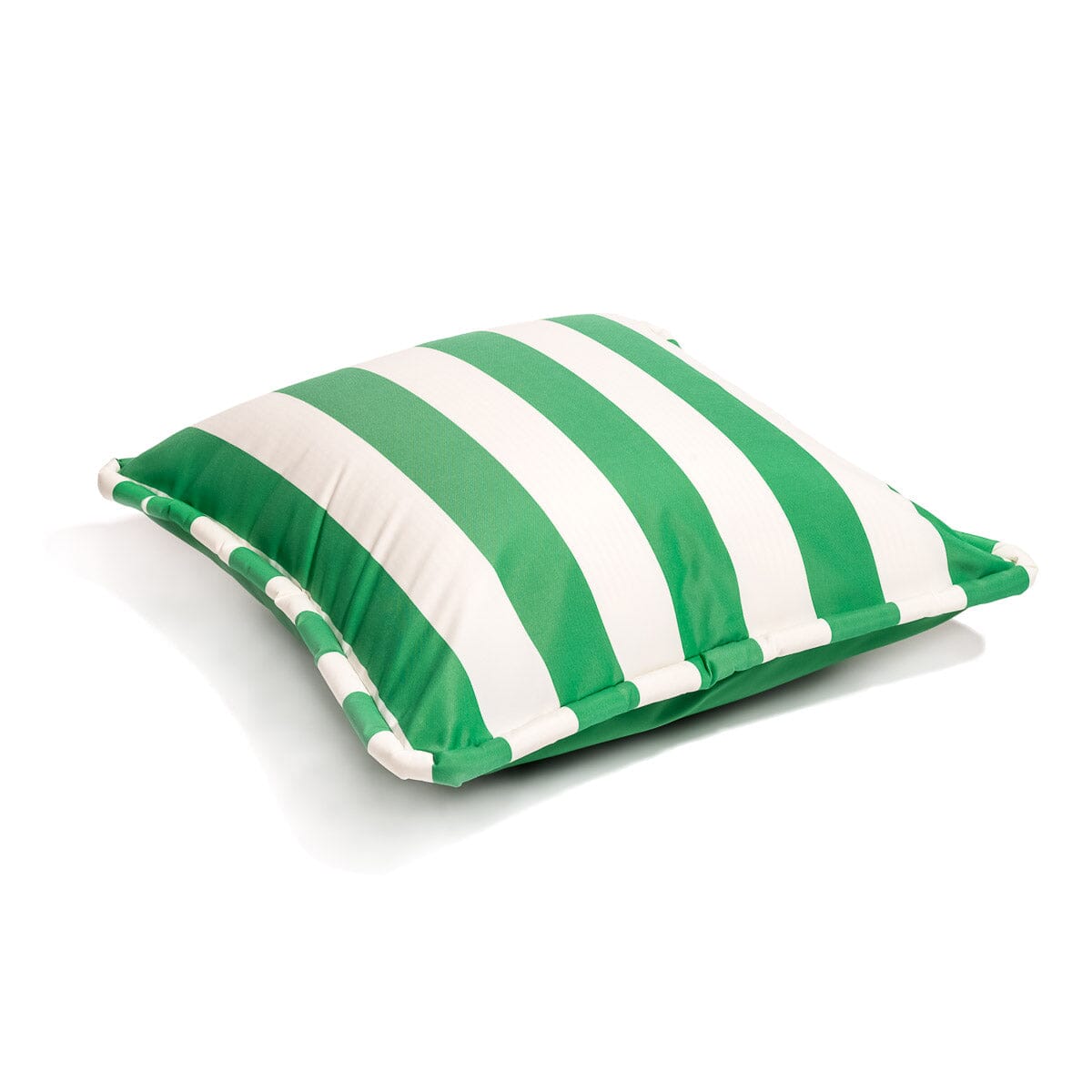 The Euro Throw Pillow - Crew Canyon Green Stripe Euro Throw Pillow Business & Pleasure Co. 