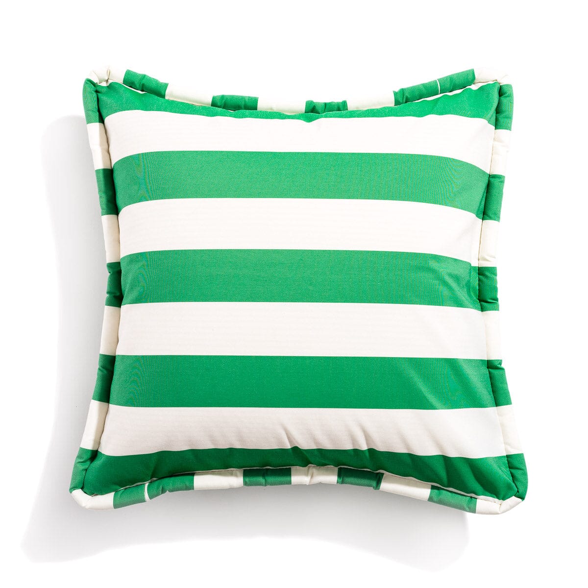 The Euro Throw Pillow - Crew Canyon Green Stripe Euro Throw Pillow Business & Pleasure Co. 