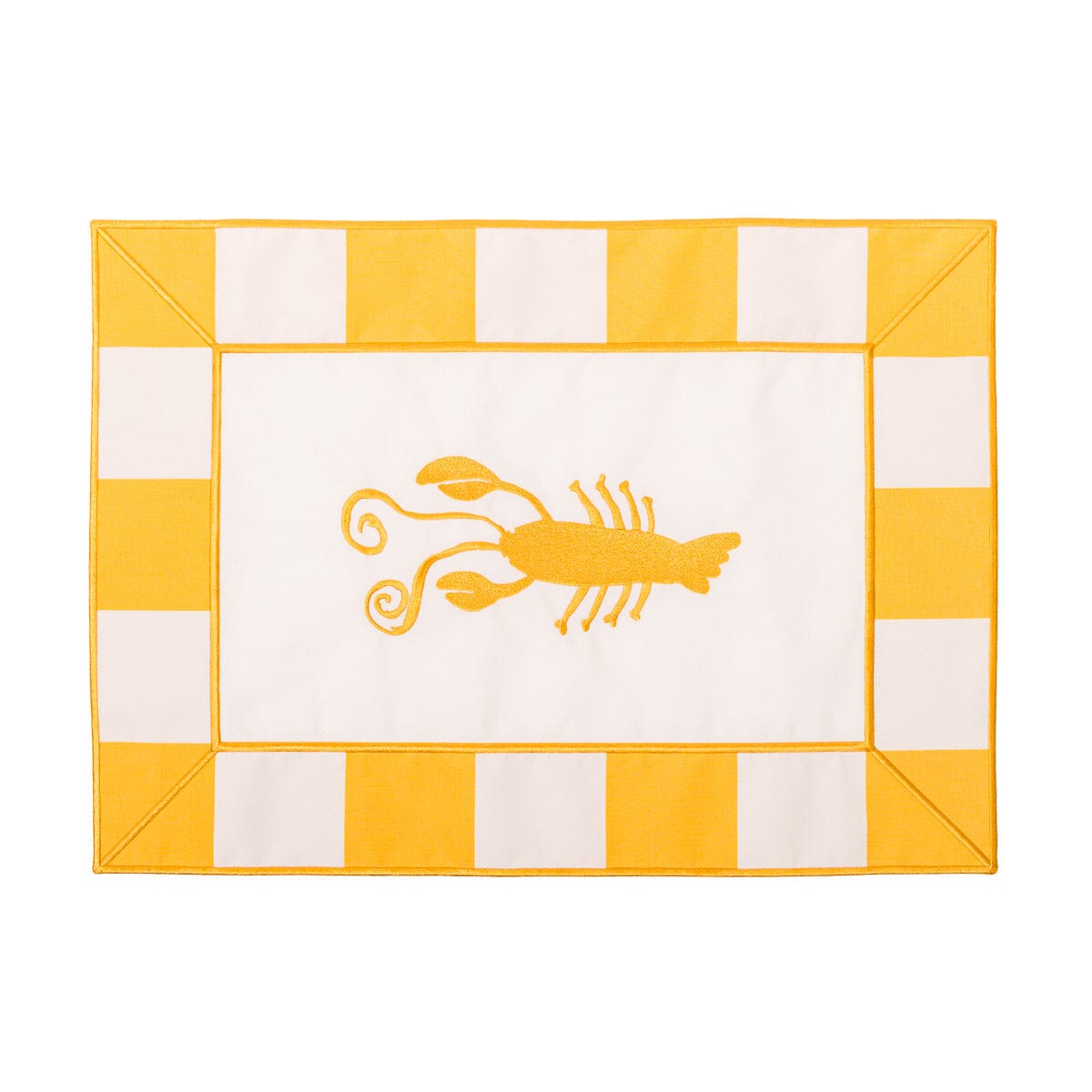 The Placemat - Crew Mimosa Yellow Stripe Placemat Business & Pleasure Co. 