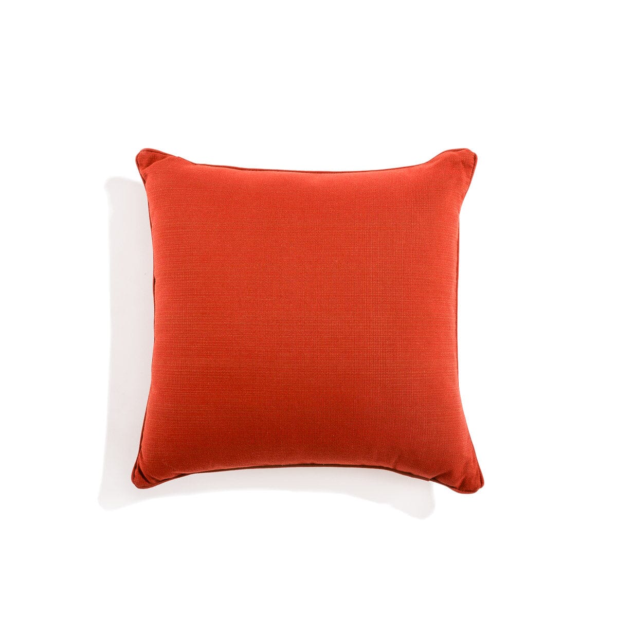 The Small Square Throw Pillow - Terracotta Red Small Square Throw Business & Pleasure Co. 