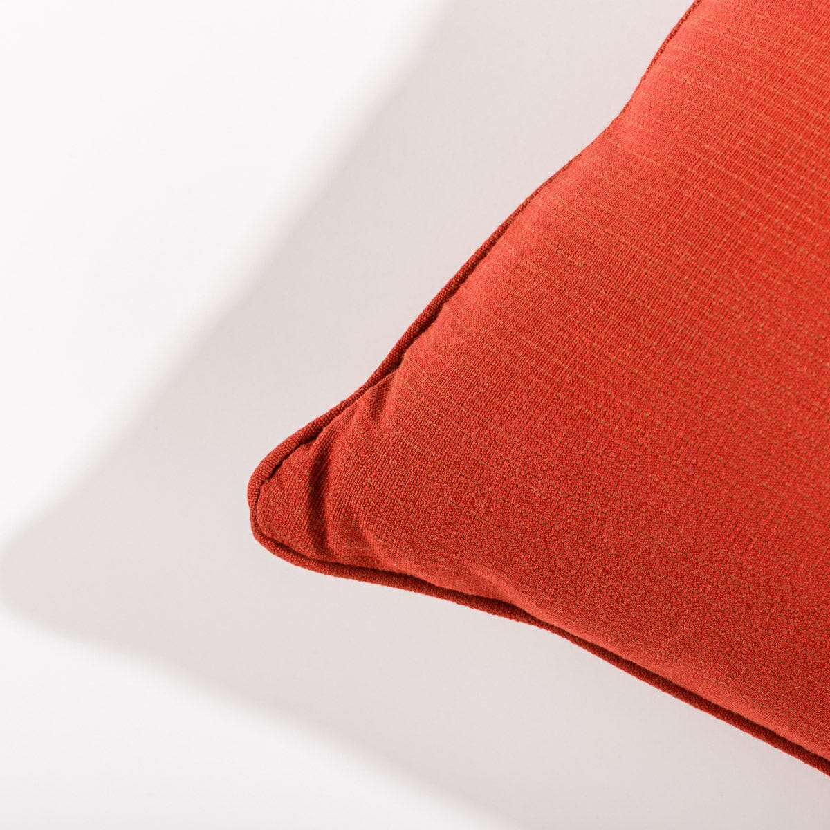 The Small Square Throw Pillow - Terracotta Red Small Square Throw Business & Pleasure Co. 