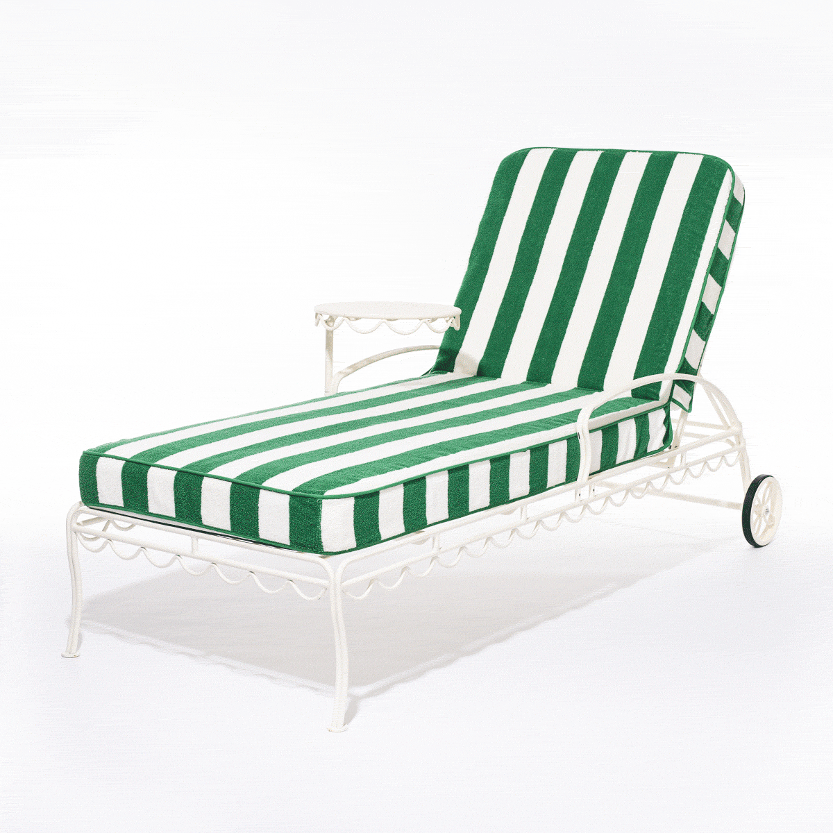 The Lounger Towel - Crew Canyon Green Stripe Lounger Towel Business & Pleasure Co. 