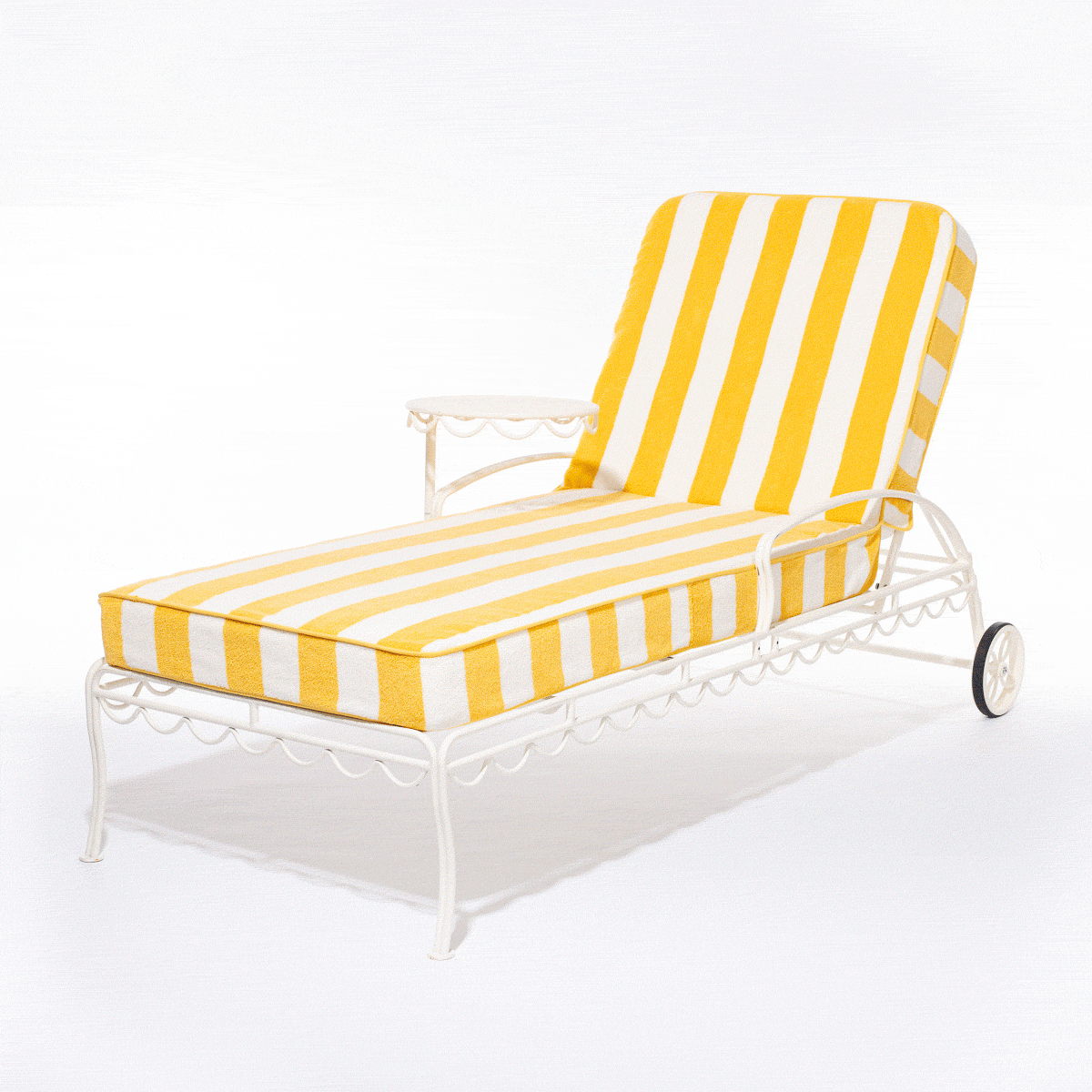 The Lounger Towel - Crew Mimosa Yellow Stripe Lounger Towel Business & Pleasure Co. 