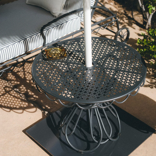 The Al Fresco Side Table - Vintage Black Al Fresco Side Table Business & Pleasure Co. 