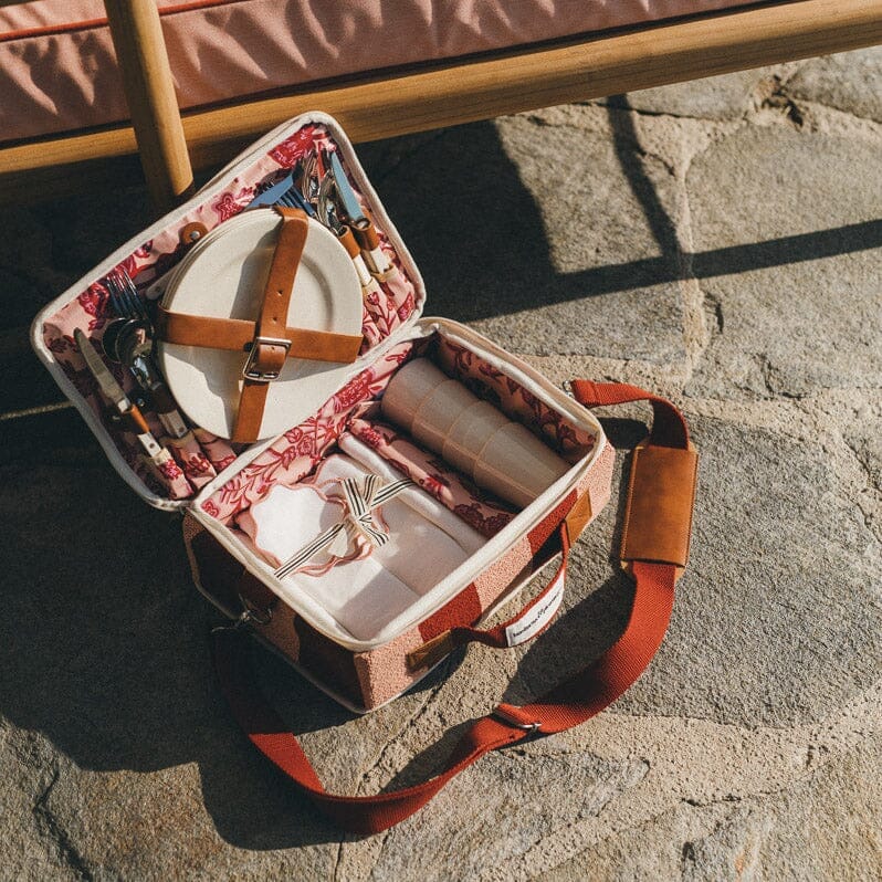 The Picnic Set Business & Pleasure Co. Terry Terracotta Stripe 